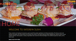 Desktop Screenshot of katoreya-sushi.com